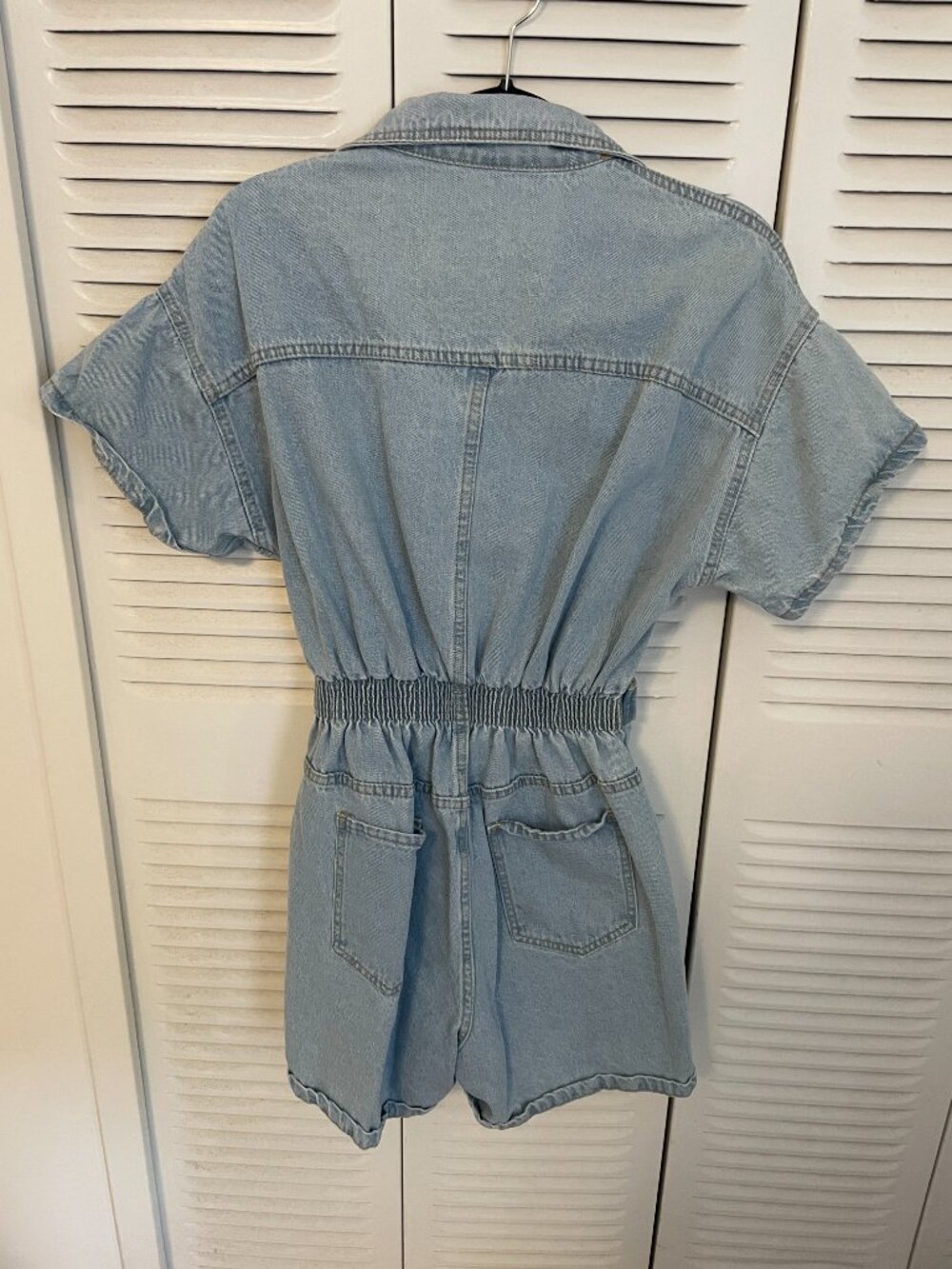 12th Tribe Hendrix Short Denim Romper - M/L - Picture 5 of 6